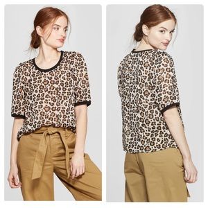 ▪️A NEW DAY Leopard Print Woven Shirt▪️